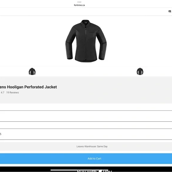 Icon Womens Hooligan Perforated Riding Jacket 2XL - Picture 5 of 5